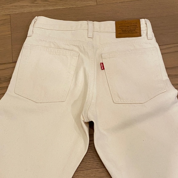 LEVI'S Off-White Denim Wedgie Jeans, 24 - Picture 10 of 13